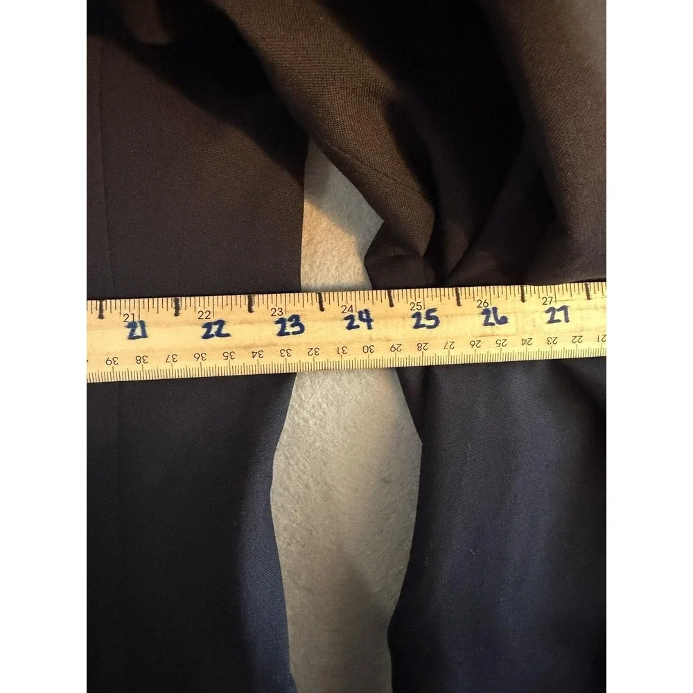 Hart Schaffner Marx Blazer Sport Coat Mens 48L Blue Gold Button USA Jacket